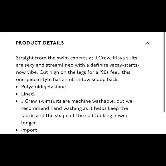 NWT J. Crew Playa Newport Scoop-back - Picture 3 of 3